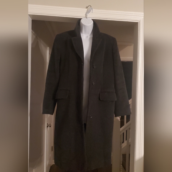 LARRY LEVINE DESIGN Women's Wool Over Coat Size 4 - Picture 2 of 7